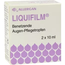 LIQUIFILM Fugtende øjendråber, 2X10 ml