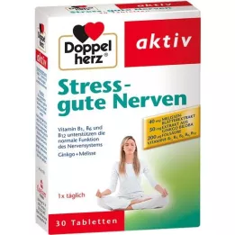DOPPELHERZ Stress good nerves tabletter, 30 stk