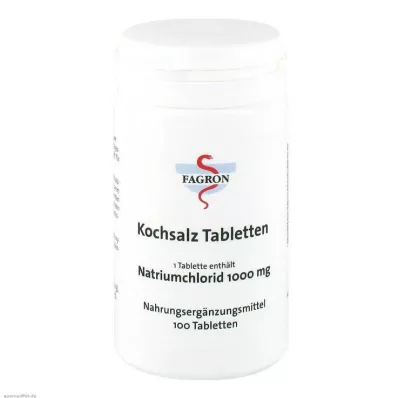 KOCHSALZ 1000 mg tabletter, 100 stk