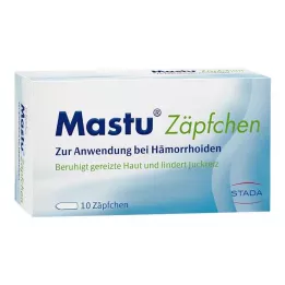 MASTU Hæmoride suppositorier, 10 stk