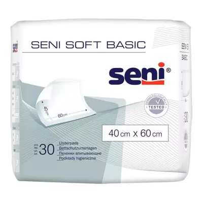 SENI Soft Basic sengerand 40x60 cm, 30 stk