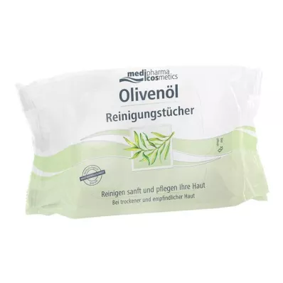 OLIVENÖL RENGØRINGSSVIPPER, 25 stk