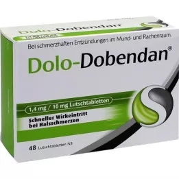 DOLO-DOBENDAN 1,4 mg/10 mg sugetabletter, 48 stk