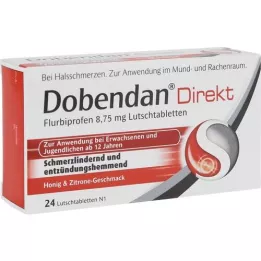 DOBENDAN Direct Flurbiprofen 8,75 mg sugetabletter, 24 stk