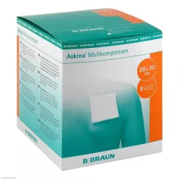 ASKINA Gazekompresser 10x20 cm sterile, 25X2 stk