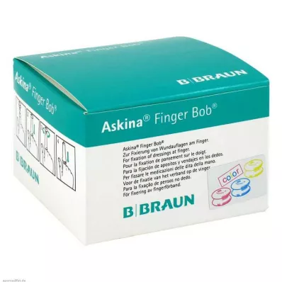 ASKINA Finger Bob farvet, 50 stk