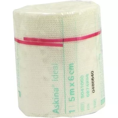 ASKINA Ideal bandage 6 cmx5 m cellofan, 1 stk