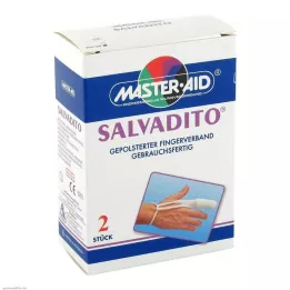SALVADITO Master Aid præfabrikeret fingerbandage, 2 stk