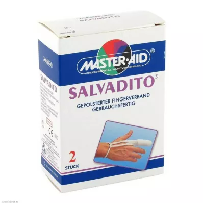 SALVADITO Master Aid præfabrikeret fingerbandage, 2 stk