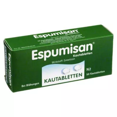 ESPUMISAN Tyggetabletter, 50 stk