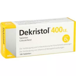 DEKRISTOL 400 I.U. tabletter, 100 stk