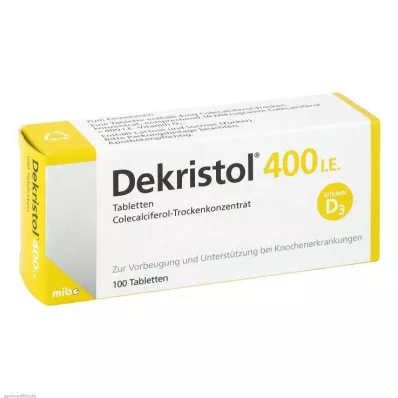 DEKRISTOL 400 I.U. tabletter, 100 stk DEKRISTOL 400 I.U. tabletter, 100 stk