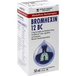 BROMHEXIN 12 BC Orale dråber, 50 ml