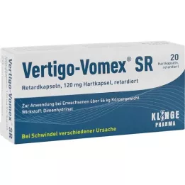 VERTIGO-VOMEX SR Kapsler med forlænget udløsning, 20 stk