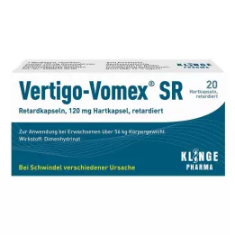 VERTIGO-VOMEX SR Kapsler med forlænget udløsning, 20 stk