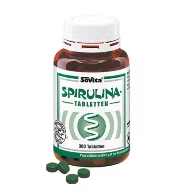 SOVITA Spirulina-tabletter, 360 kapsler