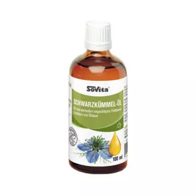 SOVITA Sort spidskommenolie, 100 ml