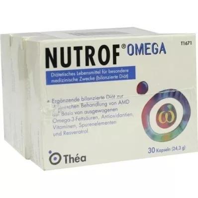 NUTROF Omega-kapsler, 3X30 stk