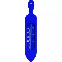 BADETHERMOMETER Plast blå, 1 stk