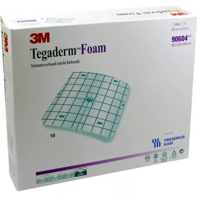 TEGADERM Skumbandage FK 8,8x8,8 cm 90604, 10 stk