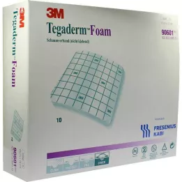 TEGADERM Skumbandage FK 10x10 cm 90601, 10 stk
