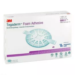 TEGADERM Skumklæber FK 10x11 cm oval 90611, 10 stk