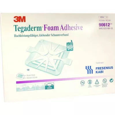 Tegaderm skumlim FK 14,3x14,3cm 90612, 10 stk