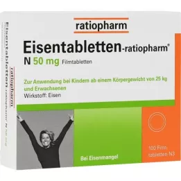 EISENTABLETTEN-ratiopharm N 50 mg filmovertrukne tabletter, 100 stk