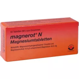 MAGNEROT N Magnesiumtabletter, 50 stk