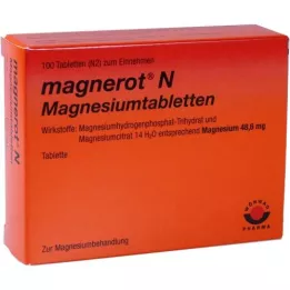 MAGNEROT N Magnesiumtabletter, 100 stk