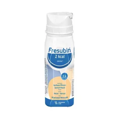 FRESUBIN 2 kcal DRINK Flaske med abrikos og fersken, 24X200 ml