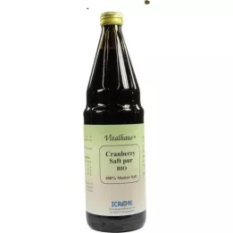CRANBERRY SAFT ren økologisk Vitalhaus, 750 ml