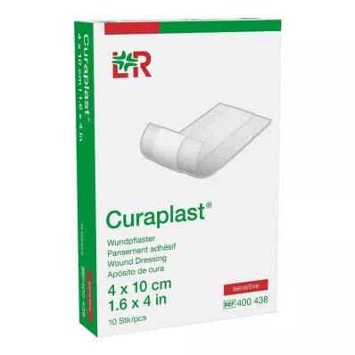 CURAPLAST Sårforbinding sensitiv 4x10 cm 1 m, 10 stk
