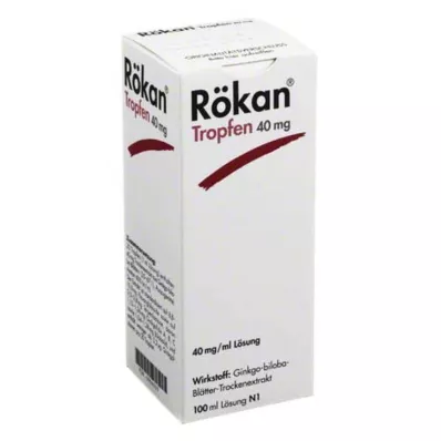 RÖKAN Dråber 40 mg, 100 ml RÖKAN Dråber 40 mg, 100 ml