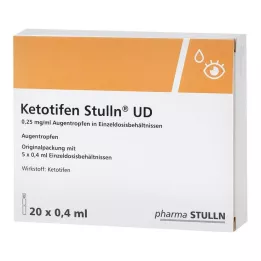 KETOTIFEN Stulln UD Øjendråber enkeltdosis pipette, 20X0,4 ml