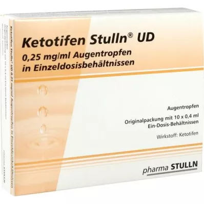 KETOTIFEN Stulln UD Øjendråber enkeltdosis pipette, 10X0,4 ml