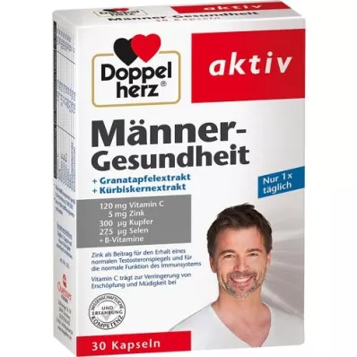 DOPPELHERZ Mens Health-kapsler, 30 kapsler