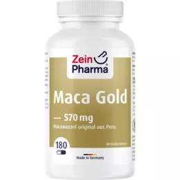 MACA GOLD vegetariske kapsler plus zink+Vit.C, 180 stk