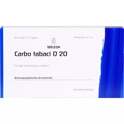 CARBO TABACI D 20 ampuller, 8 stk