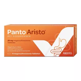 PANTO Aristo mod halsbrand 20 mg enterotabletter, 14 stk