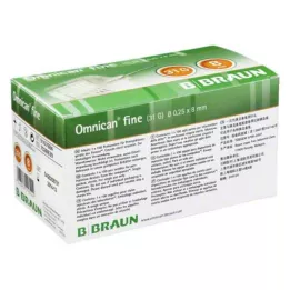OMNICAN fin Pen Cannula 31 G 0,25x8 mm, 100 stk