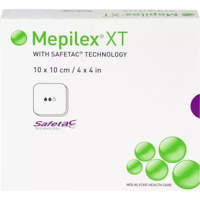 MEPILEX XT 10x10 cm skumforbinding, 5 stk