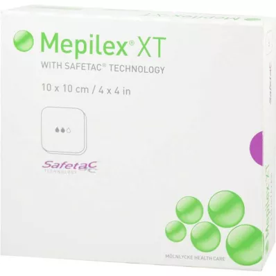 Mepilex XT 10x10 cm skumbandage, 5 stk