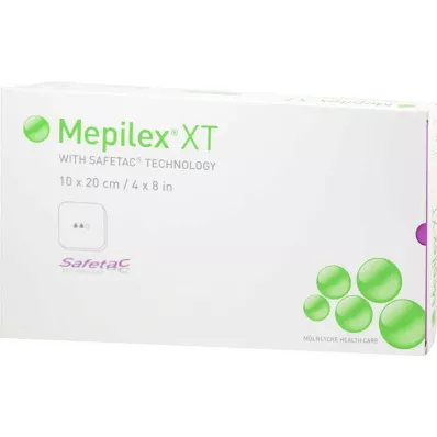Mepilex XT 10x20 cm skumbandage, 5 stk