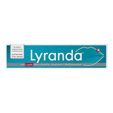 LYRANDA Tyggetabletter, 15 stk