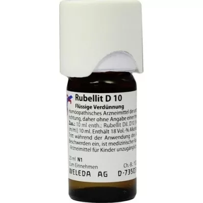 RUBELLIT D 10 fortynding, 20 ml