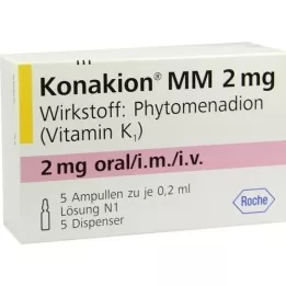 KONAKION MM 2 mg opløsning, 5 stk