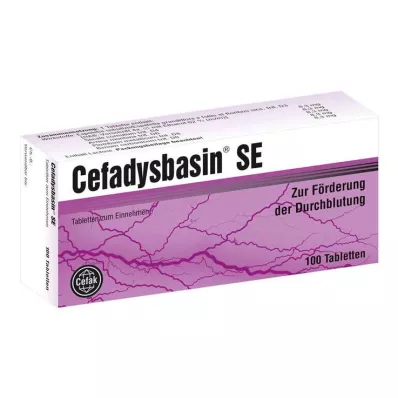 Cefadysbasin SE tabletter, 100 stk