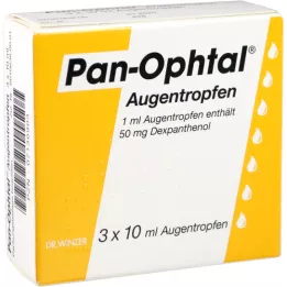 PAN OPHTAL Øjendråber, 3X10 ml