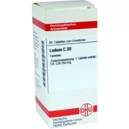 LEDUM C 30 Tabletter, 80 Kapsler